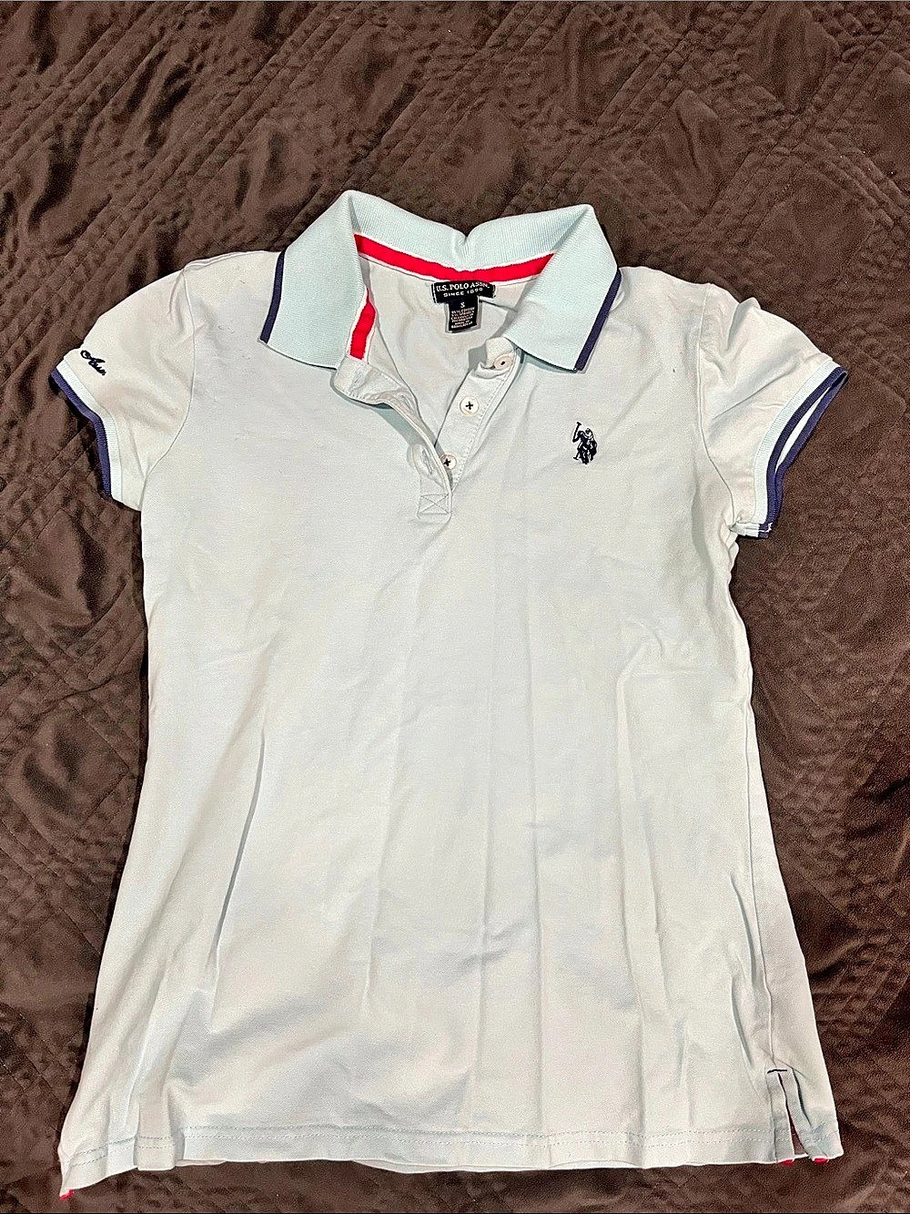 U.Small. Polo Assn. Women'Small Polo Shirt White Size Small